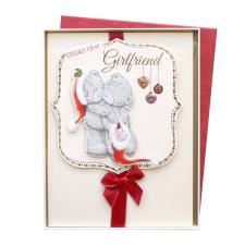 Girlfriend  Me to You Bear Handmade Boxed Christmas Card Image Preview